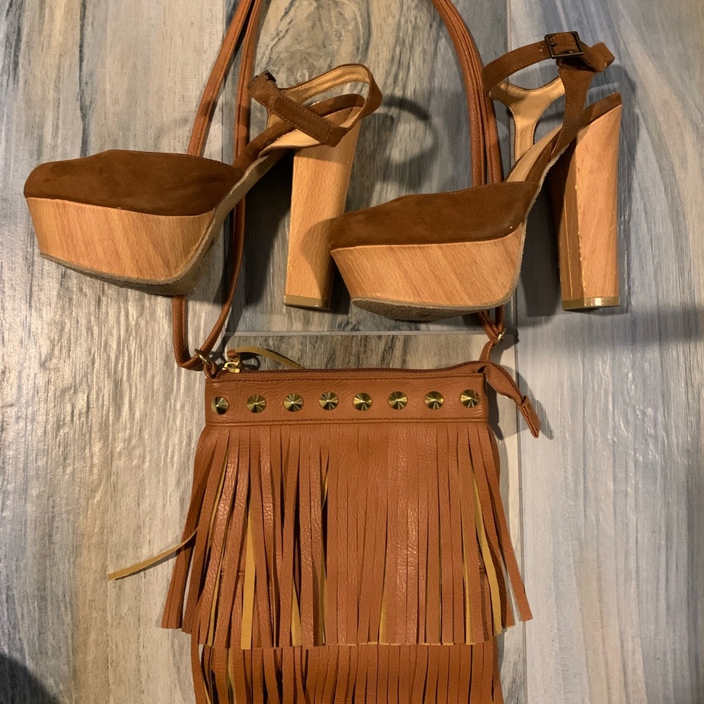 Boho Heels/bag bundle - Picture 10 of 10